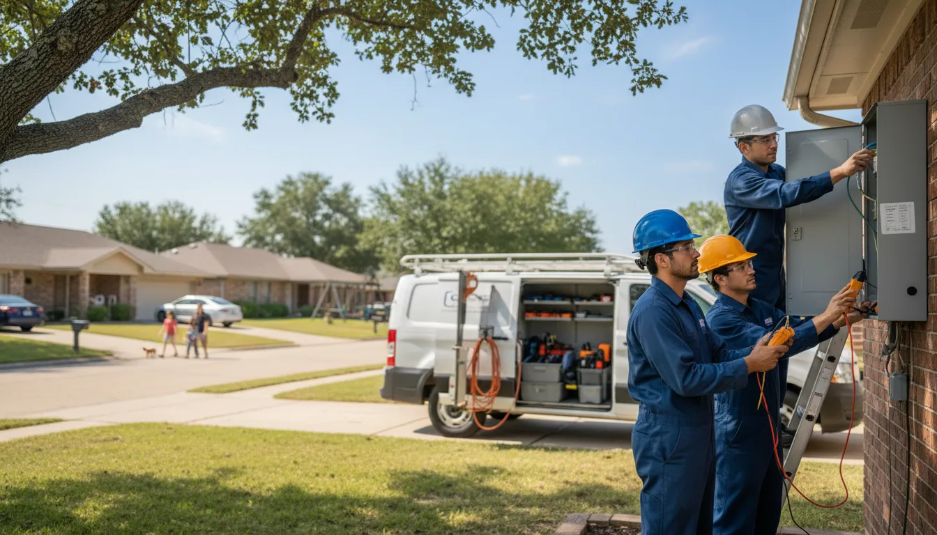 Certified electrician providing emergency electrical services in Mulberry Grove, IL